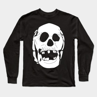 Hear No Evil Skull Long Sleeve T-Shirt